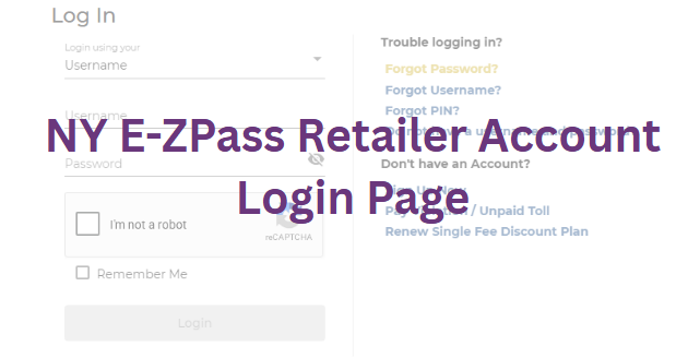 Access the NY E-ZPass Retailer Account Login Page