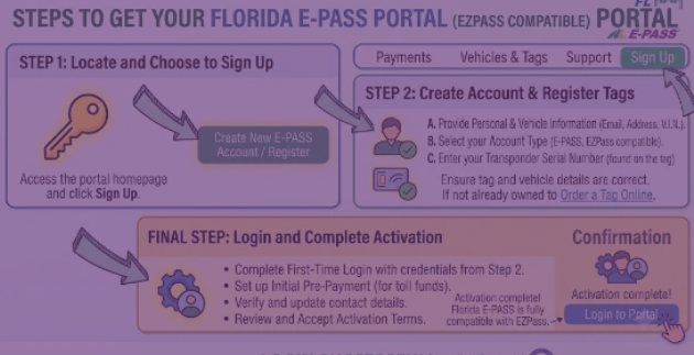 Get E-PASS in Florida