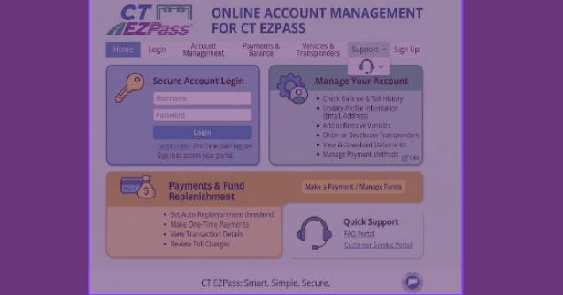 Managing Your EZ Pass CT Account Online