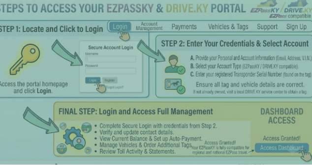 EZPassKY Login: Step to Process
