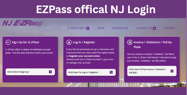 EZPass NJ Login
